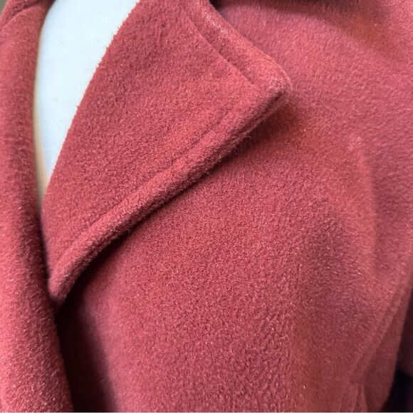 Free People Bella Dolman Wool Coat in Terra Cotta - Women S - Boho Winter Fall - Picture 4 of 6